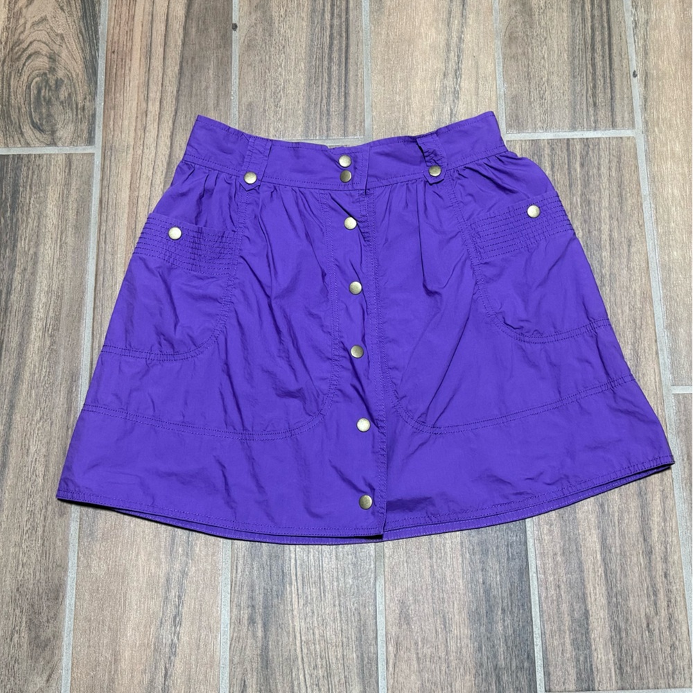 Kimchi Blue Vibrant Purple Mini Skirt